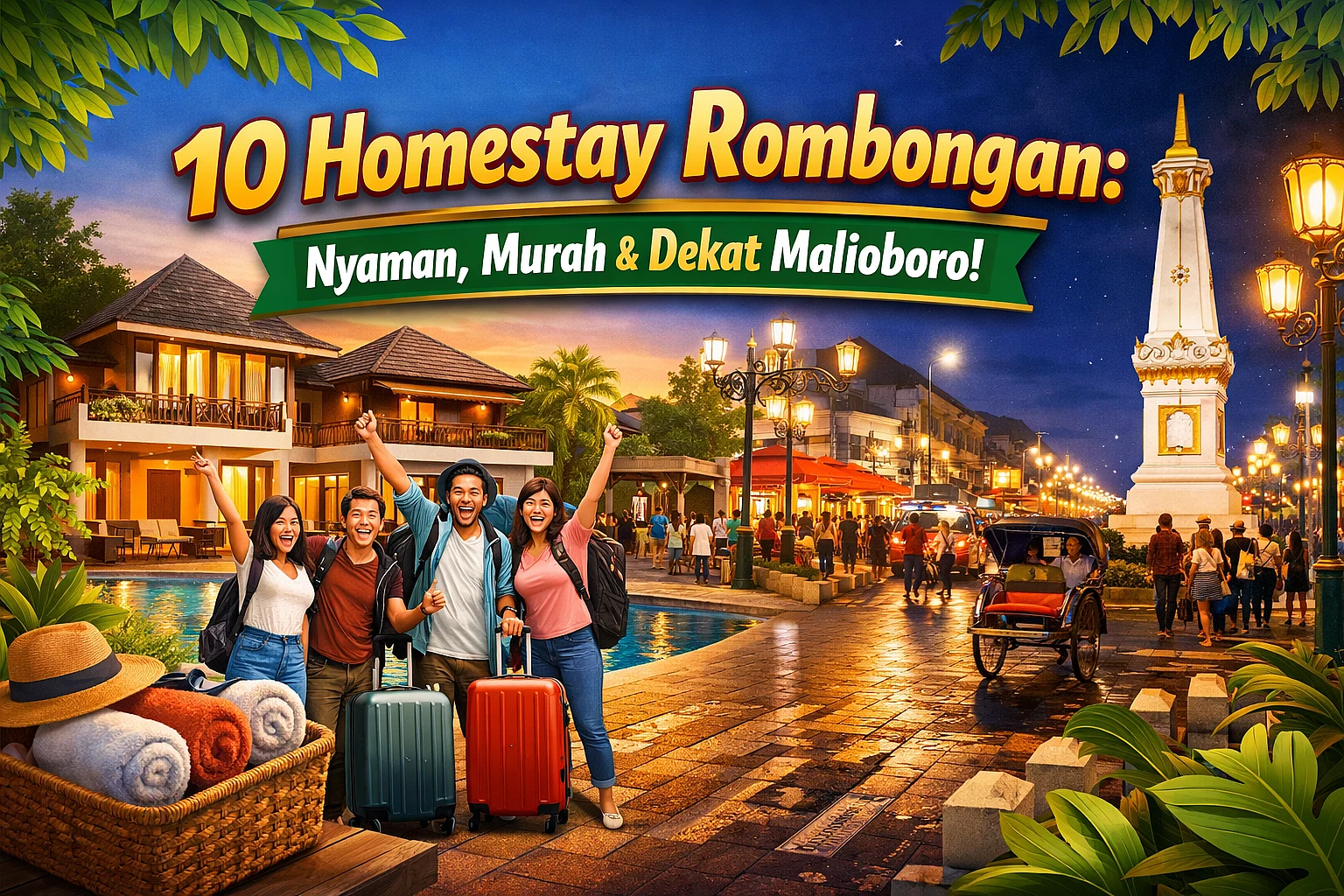 10 Homestay Rombongan: Nyaman, Murah & Dekat Malioboro!
