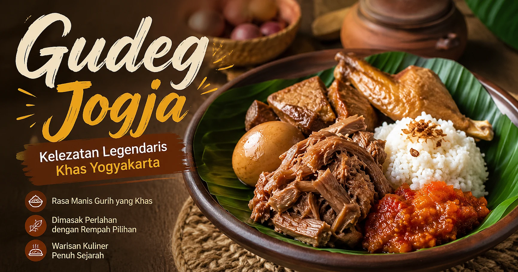 Gudeg Jogja: Kuliner Legendaris yang Wajib Dicoba Saat Berkunjung ke Yogyakarta